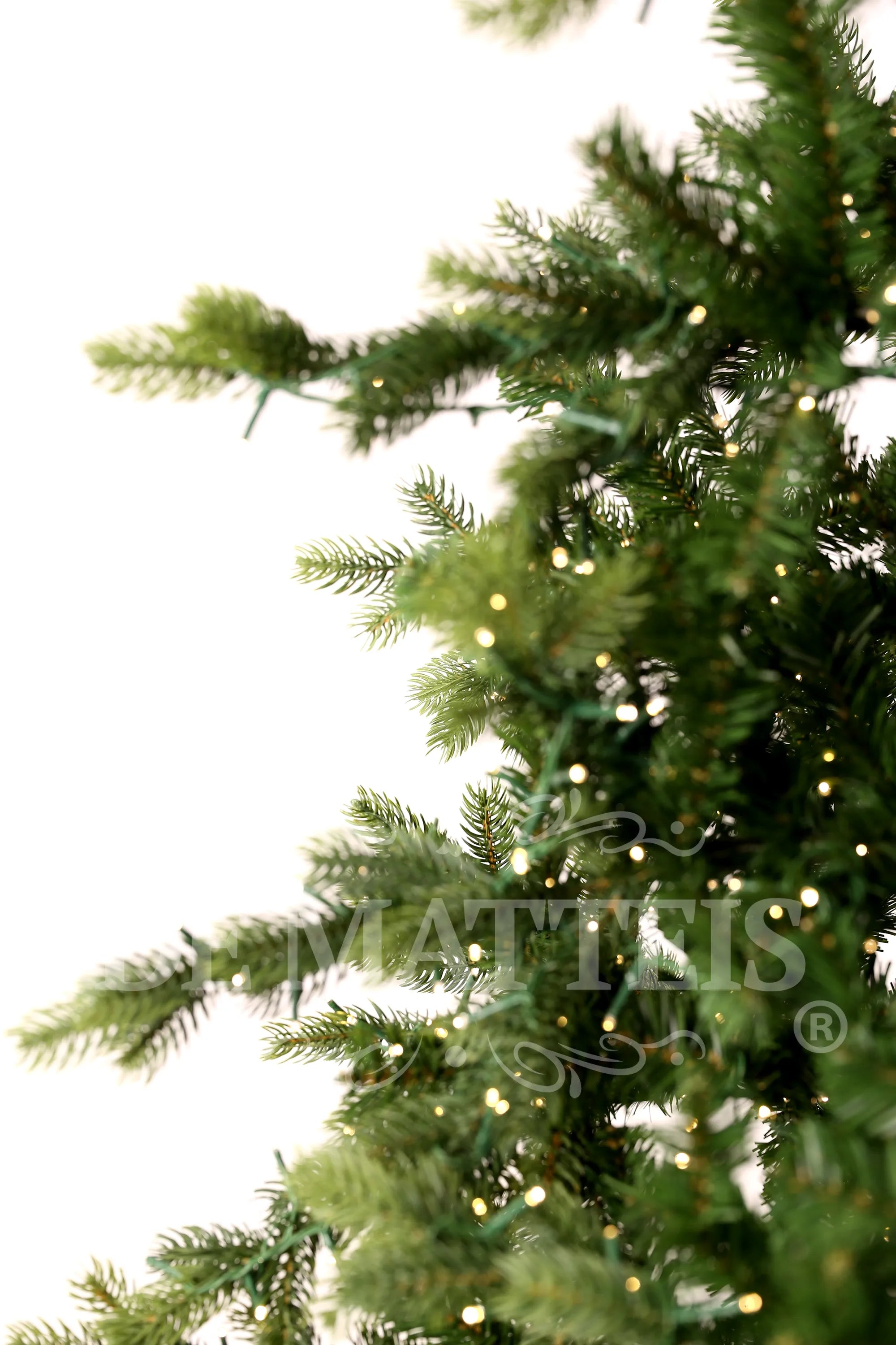 Albero Di Natale Galloway 240 Cm Verde Con Led