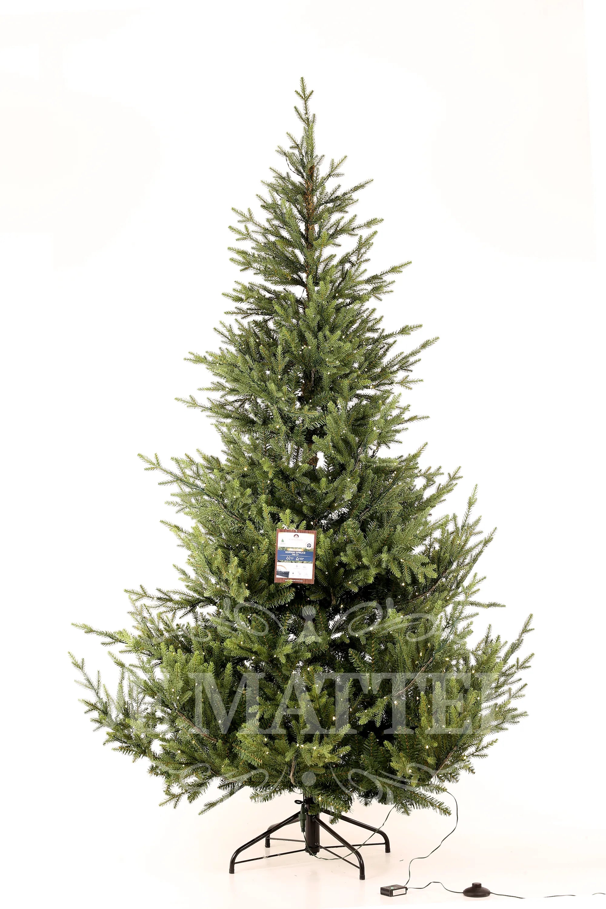 Albero Di Natale Norway Verde 900 Microled 210 Cm