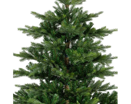 Albero Grandis Fir 240 cm artificiale per decorazioni natalizie dall'aspetto realistico - DeMatteis.it