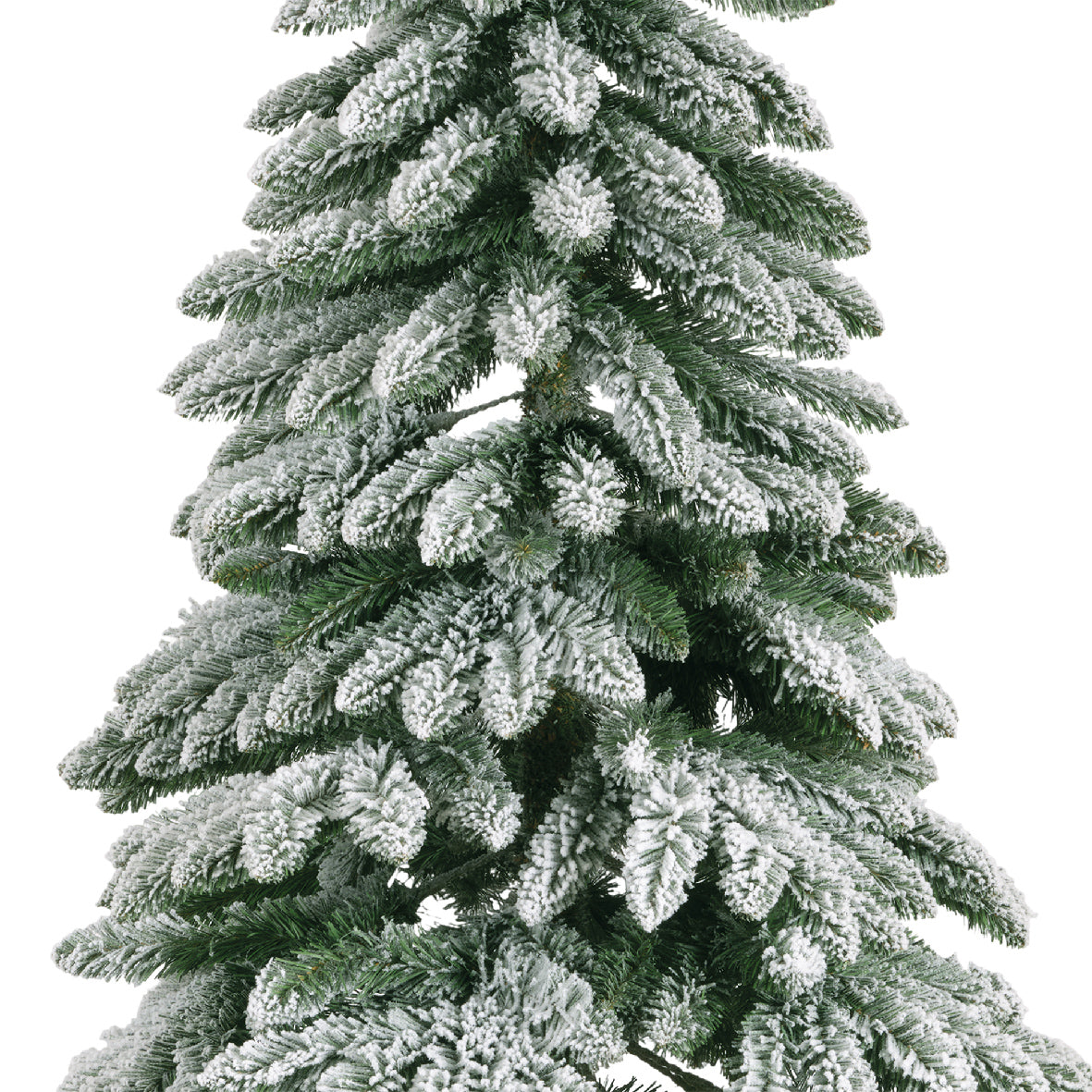 Albero Tora Pine Snowy 180 cm per decorazioni natalizie con effetto neve artificiale - DeMatteis.it