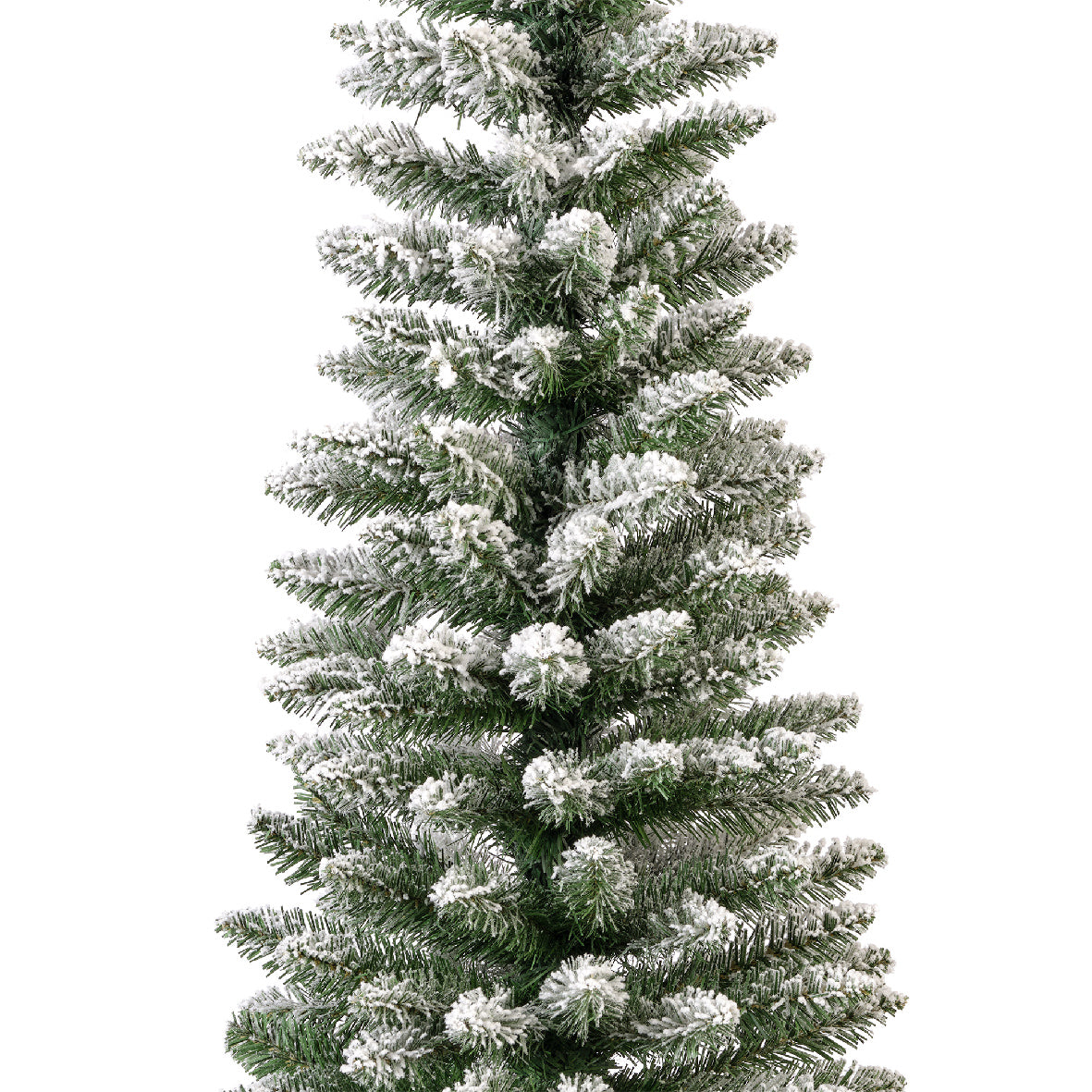 Albero Pencil Pine Innevato 150 cm per decorazioni natalizie con design sottile e raffinato - DeMatteis.it