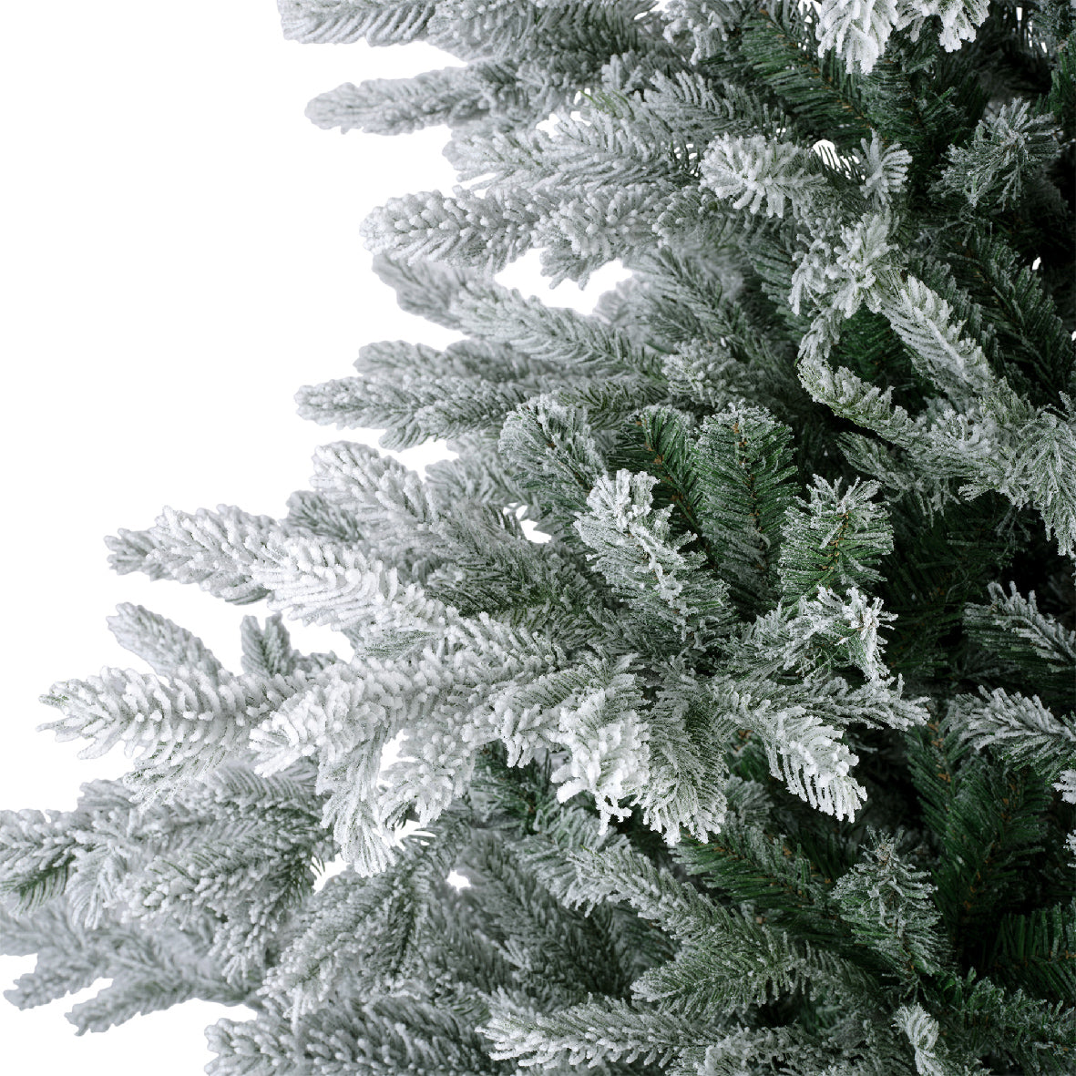 Albero Snowy Grandis Fir 270 cm Everlands per decorazione natalizia con effetto neve artificiale - DeMatteis.it