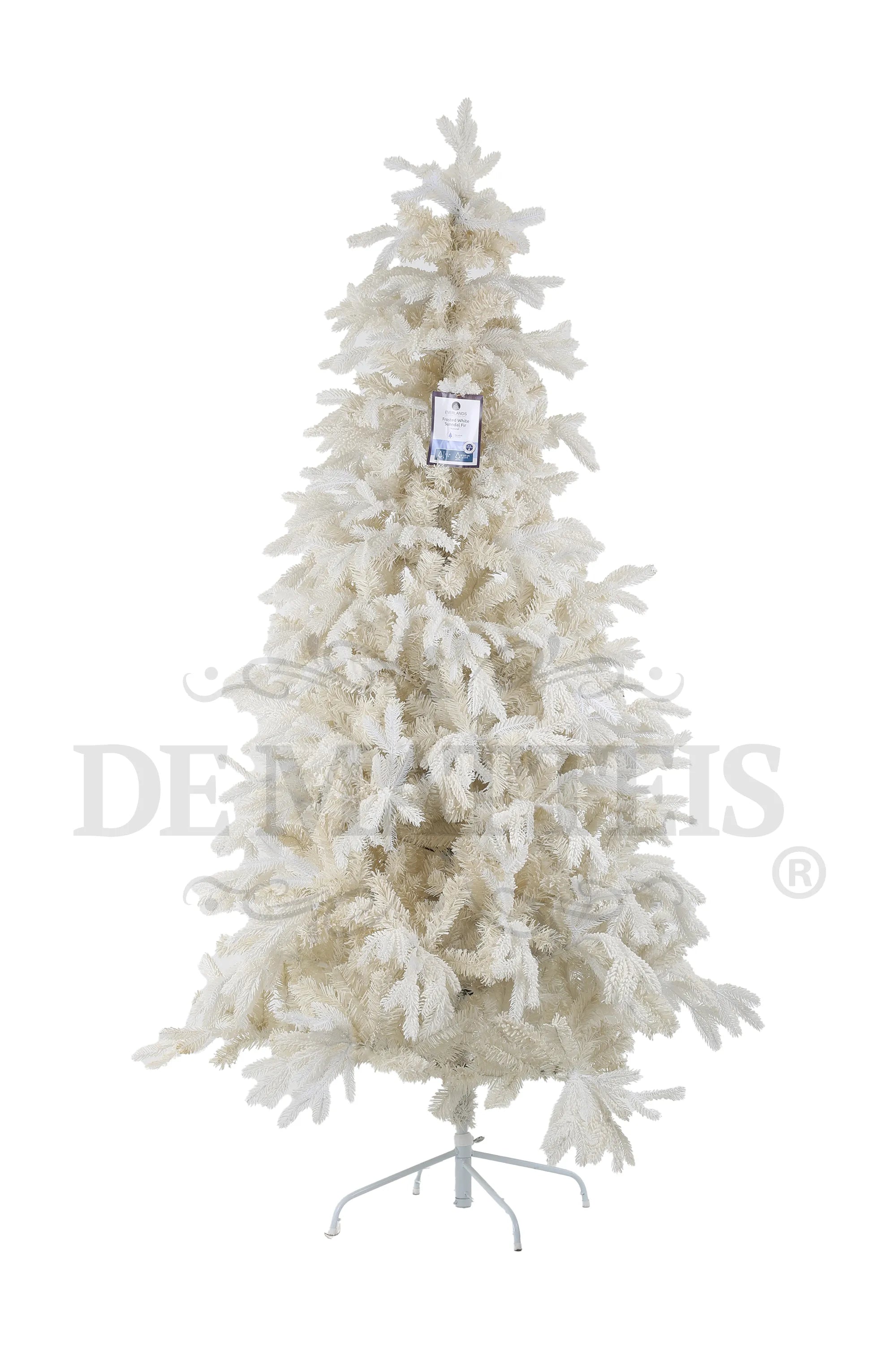 Albero Di Natale Bianco Sunndal Fir 210 Cm