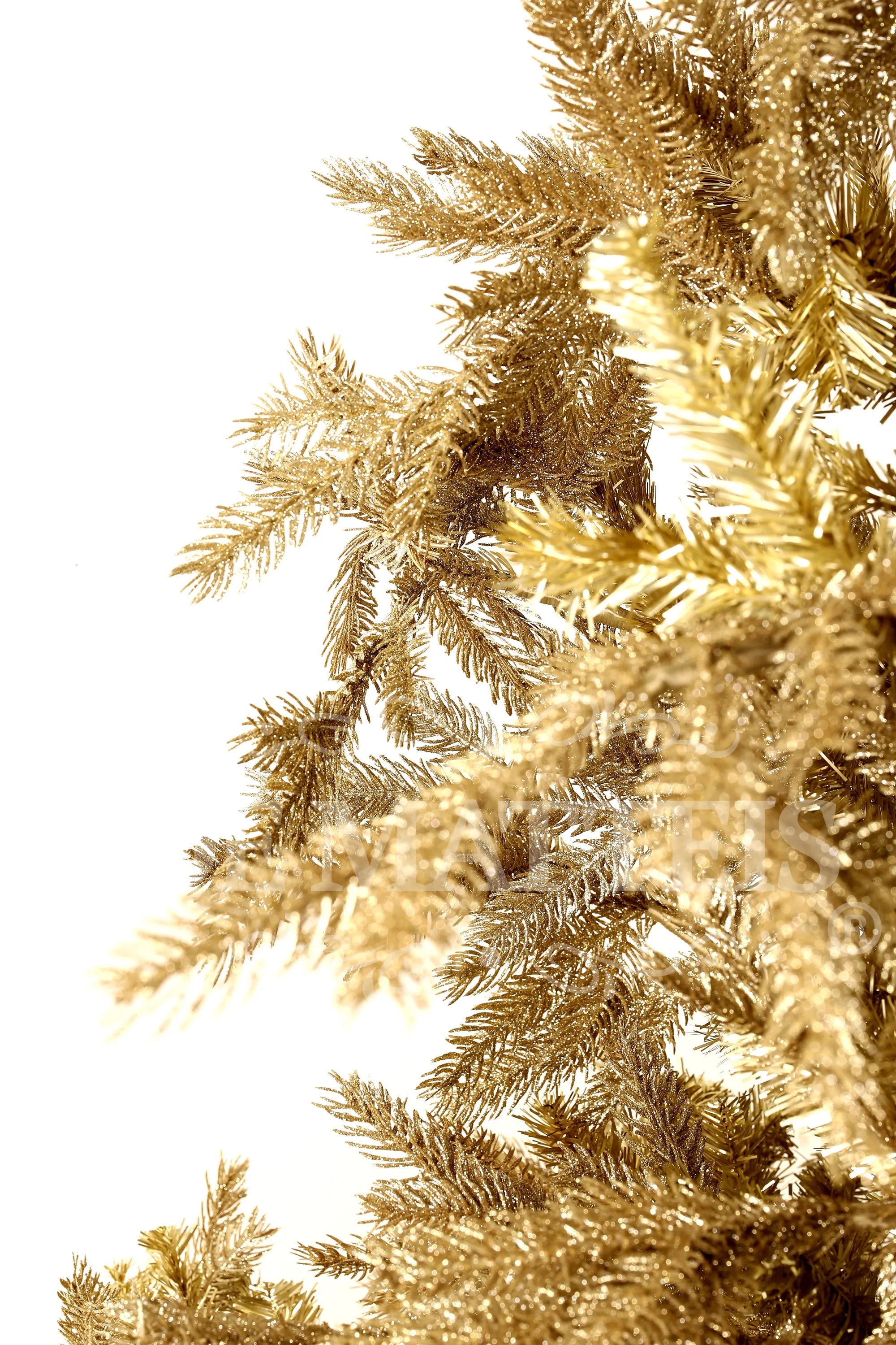 Albero Di Natale Tiffany Oro 210 Cm