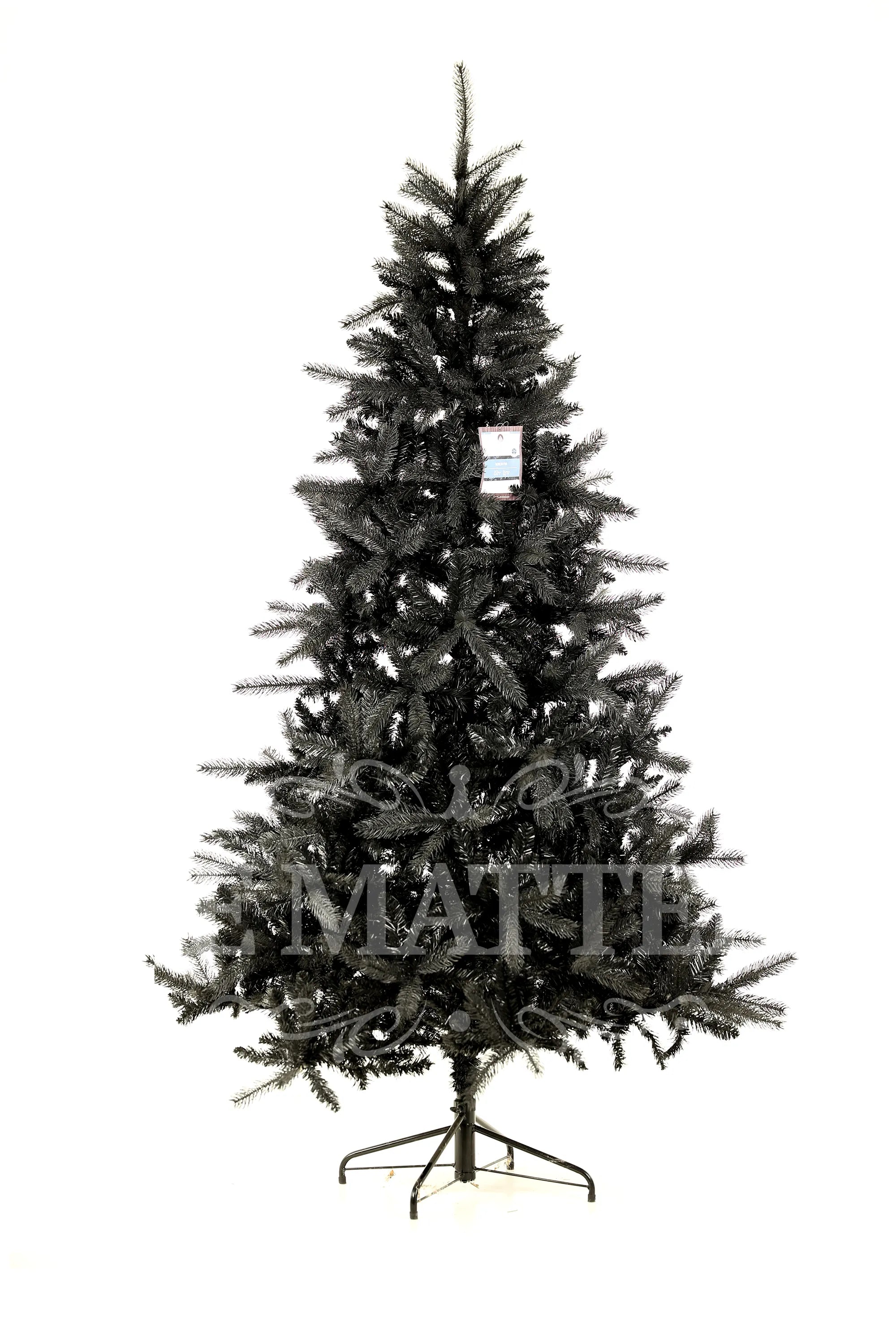 Albero Di Natale Nero Berlin 210 Cm