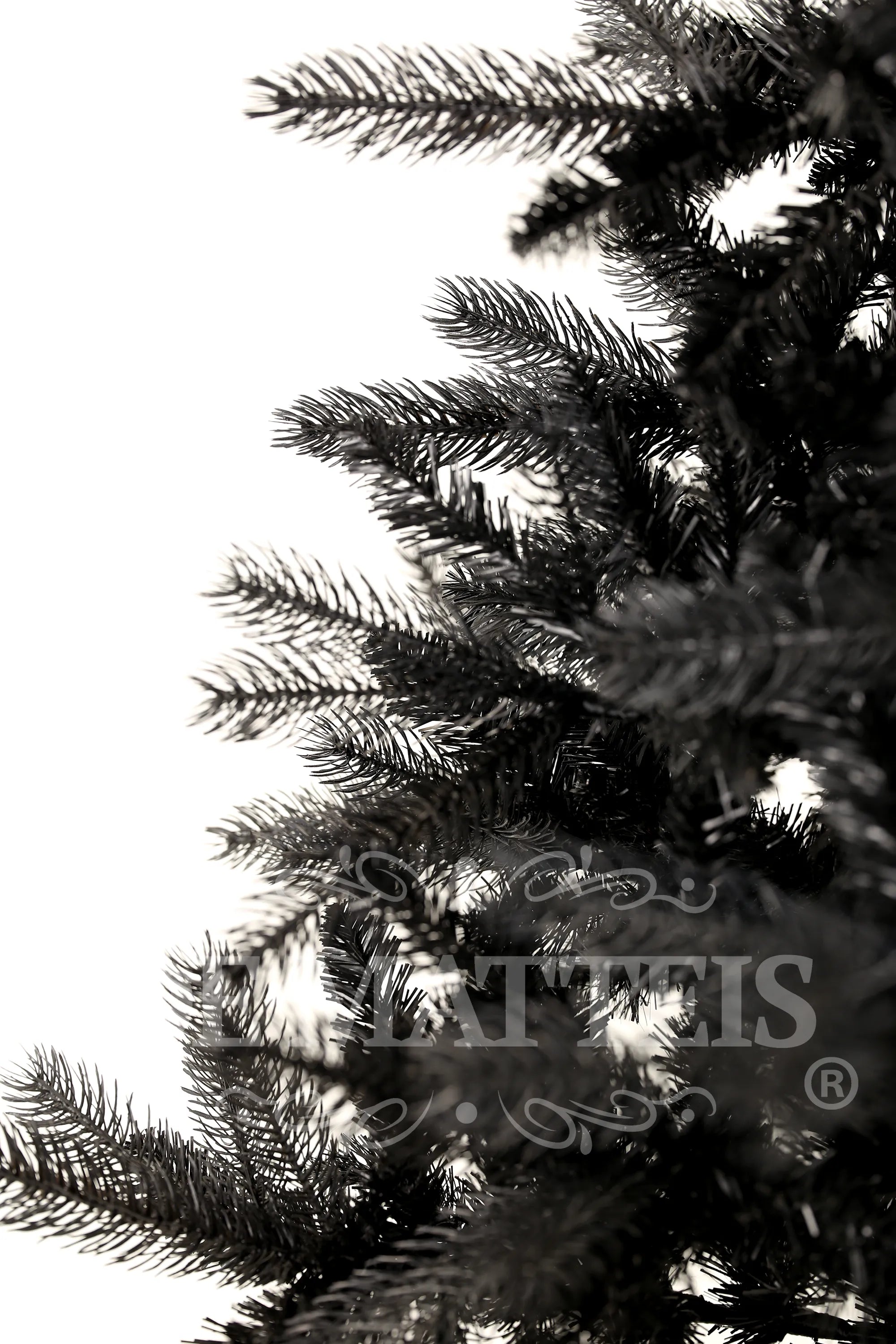 Albero Di Natale Nero Berlin 210 Cm