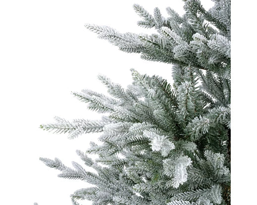 Albero Snowy Norway Spruce 240 cm Everlands per decorazioni natalizie artificiali con effetto innevato - DeMatteis.it