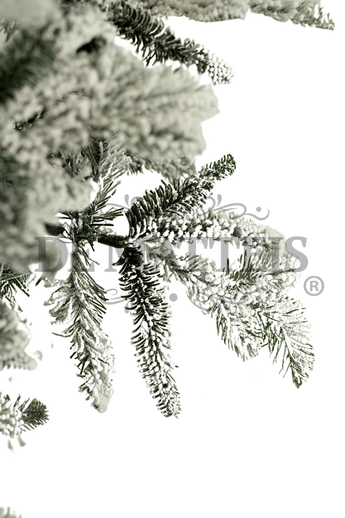 Albero Di Natale Levi Fir Innevato 210 Cm