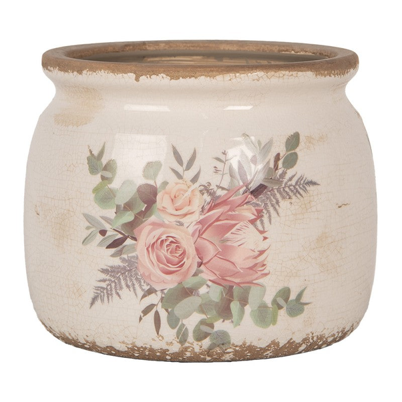 Vaso Decoro Fiori 16x13 Cm
