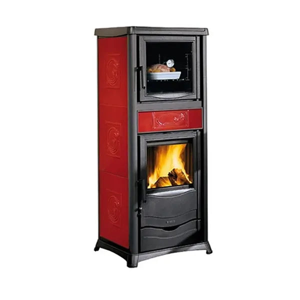 Nordica Termostufa Legna Termorossella Plus Forno 4.0 Bordeaux