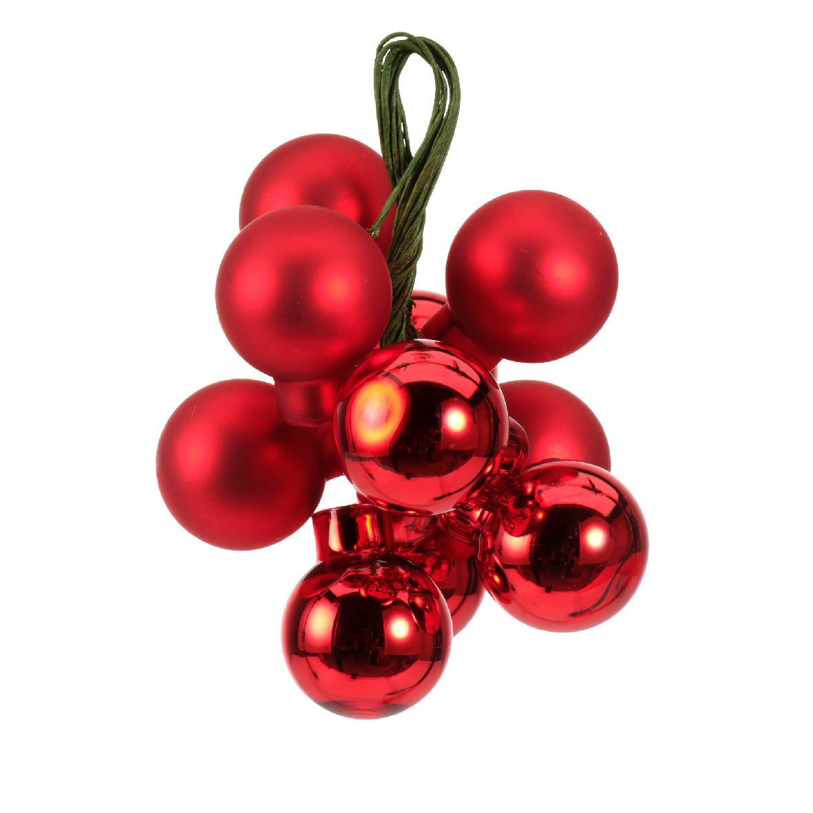 Palline Su Filo Red Gold Mix Opaco 2 Cm 1 Pz