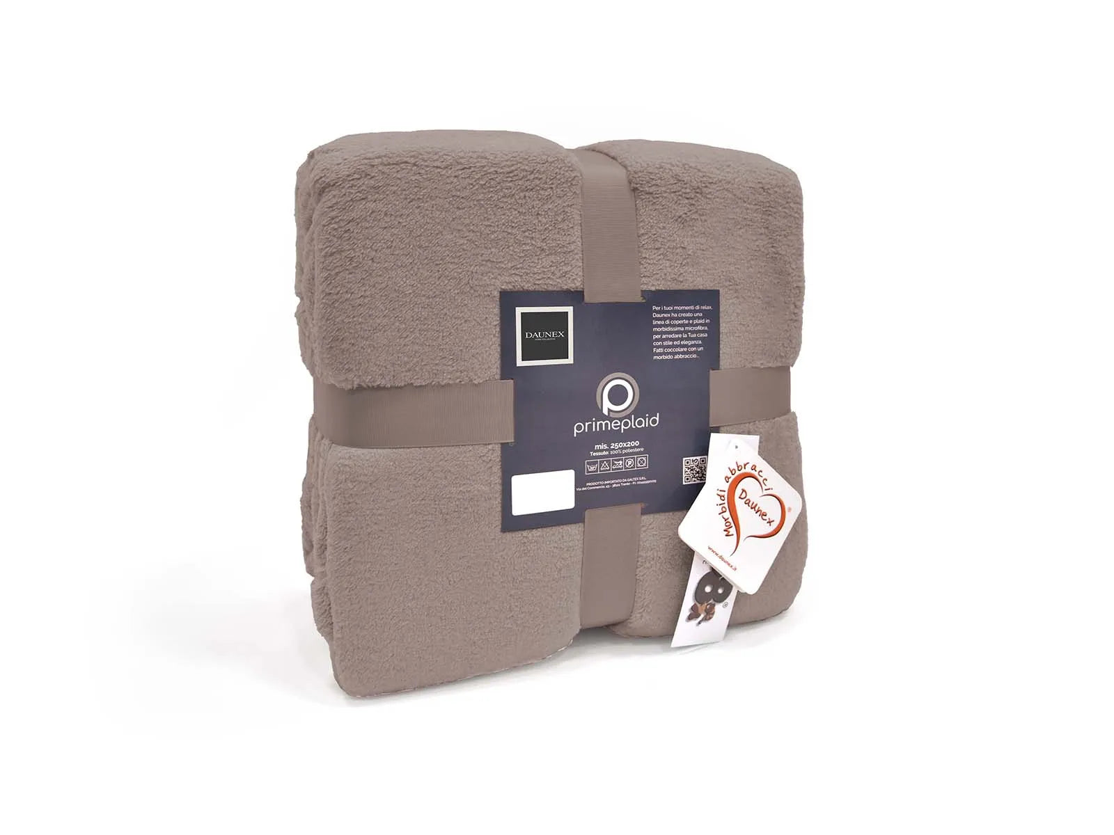 Coperta Prima Tortora 150x200 Cm
