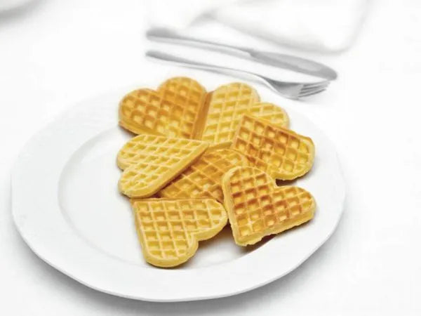 Ferro Ferratelle Elettrico 8050300: Accessorio da cucina in ferro battuto per preparare tradizionali ferratelle abruzzesi con elegante motivo a cuori. | Dematteis.it