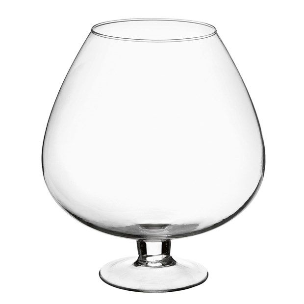 Coppa Cognac Vetro D 24x30 Cm