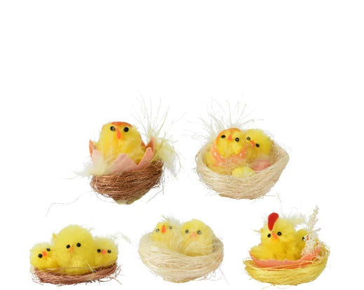 Pulcino Su Nido 5x5x5 Cm 1 Pezzo