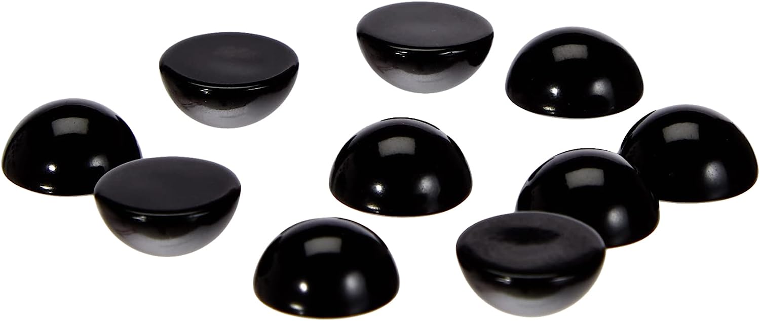 Occhi Neri Piatti 10 Mm 10 Pz Rayher