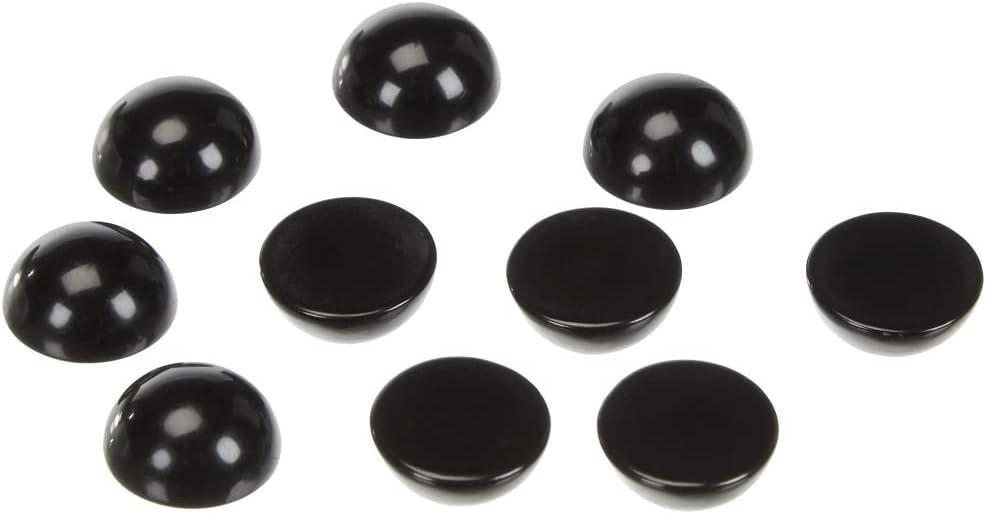 Occhi Neri Piatti 12 Mm 10 Pz Rayher