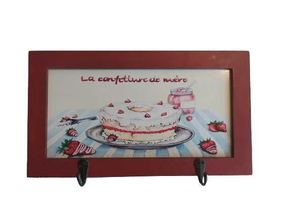 Appendino 2 Ganci Disegno Torta 30x18x4 Cm