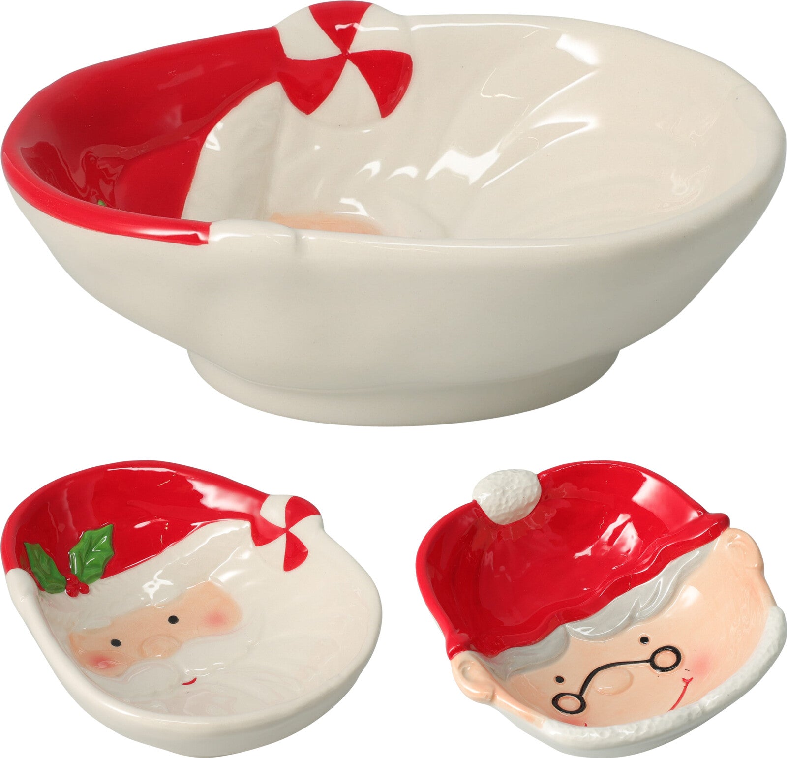 Ciotola Ceramica Natale 16 Cm 1 Pezzo