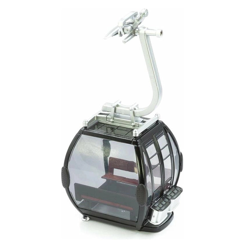 Cabina Omega IV Nera Jagerndorfer in scala 1:32 con finestrature panoramiche e sistema di aggancio per villaggio invernale da collezione. | Dematteis.it