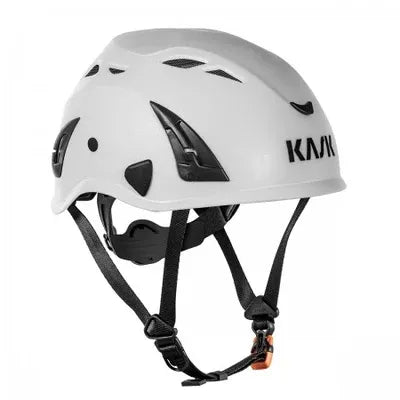 Casco Kask Superplasma Aq bianco con sistema di ventilazione avanzato e tecnologia 2DRY per massimo comfort in ambiente professionale. | Dematteis.it