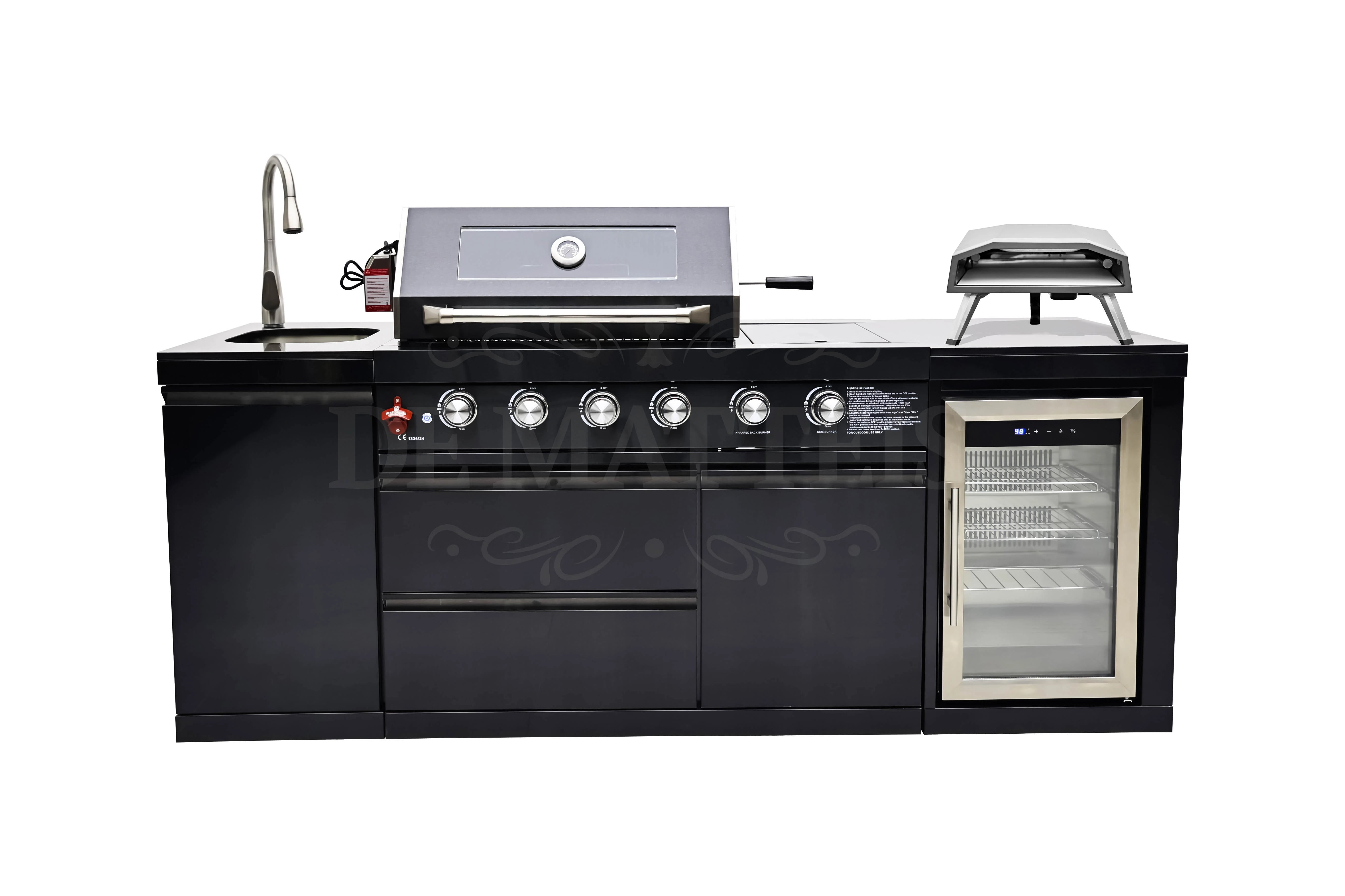 Cucina da esterno PRO 4 con forno pizza