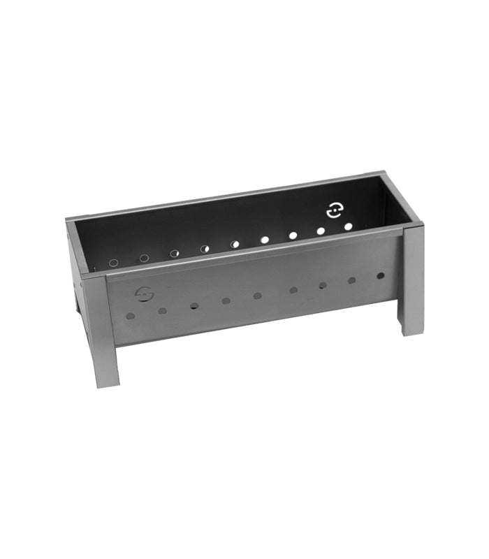 Cuoci Arrosticini Da Camino Torino in ferro alluminato con struttura compatta e fori per spiedini, ideale per cottura domestica | Dematteis.it