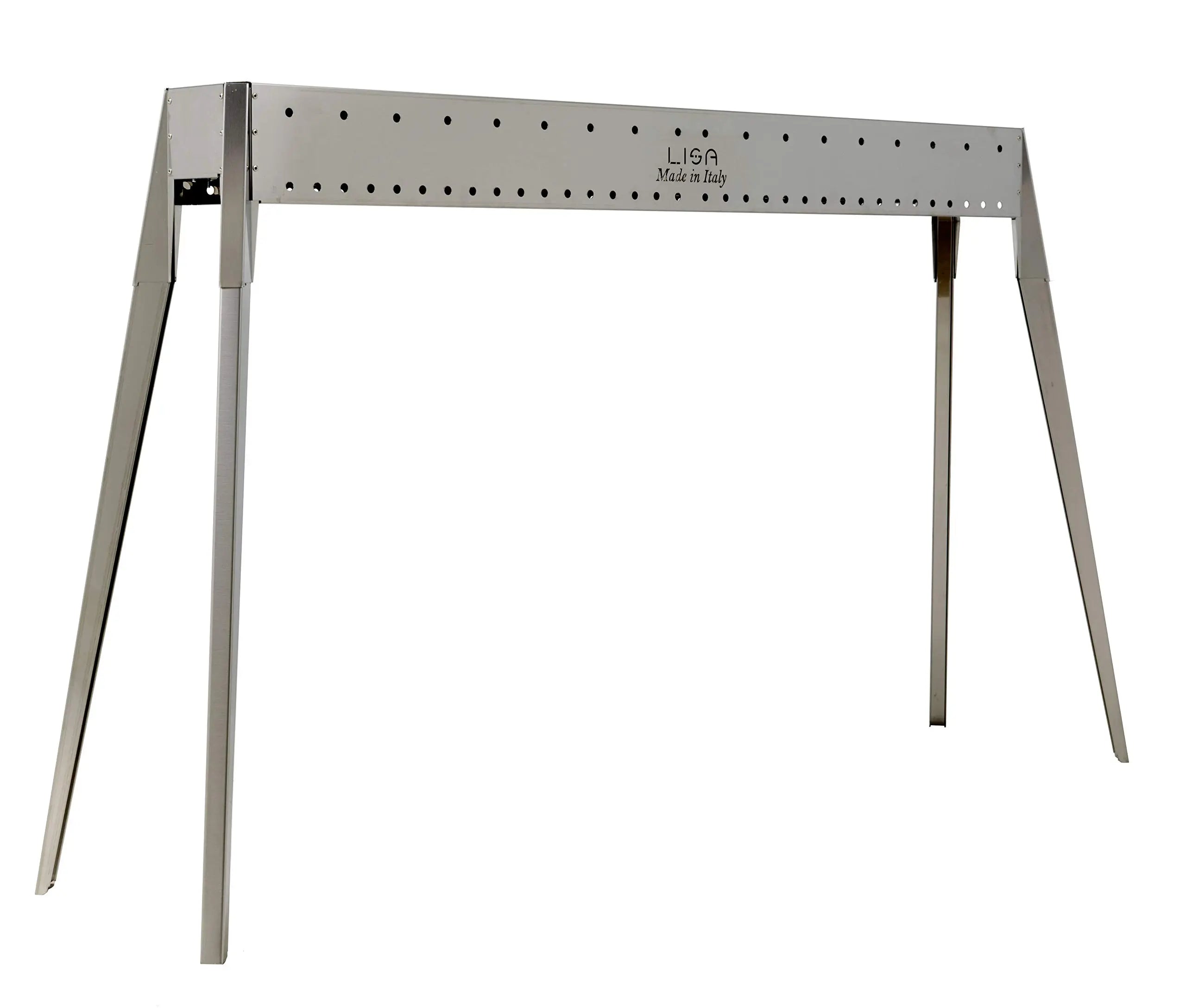 Cuoci Arrosticini Lisa Miami 1500 in acciaio inox satinato con gambe pieghevoli e sistema brevettato doppia parete per cottura professionale arrosticini | Dematteis.it