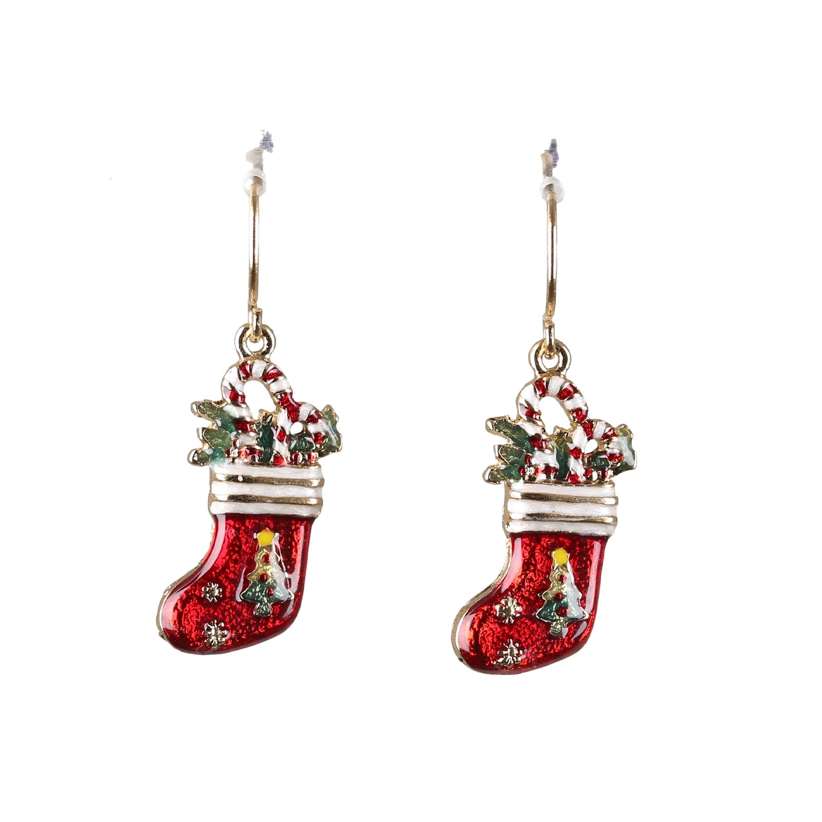 Orecchini Natalizi Calza Regali pendenti decorativi per le festività natalizie - DeMatteis.it