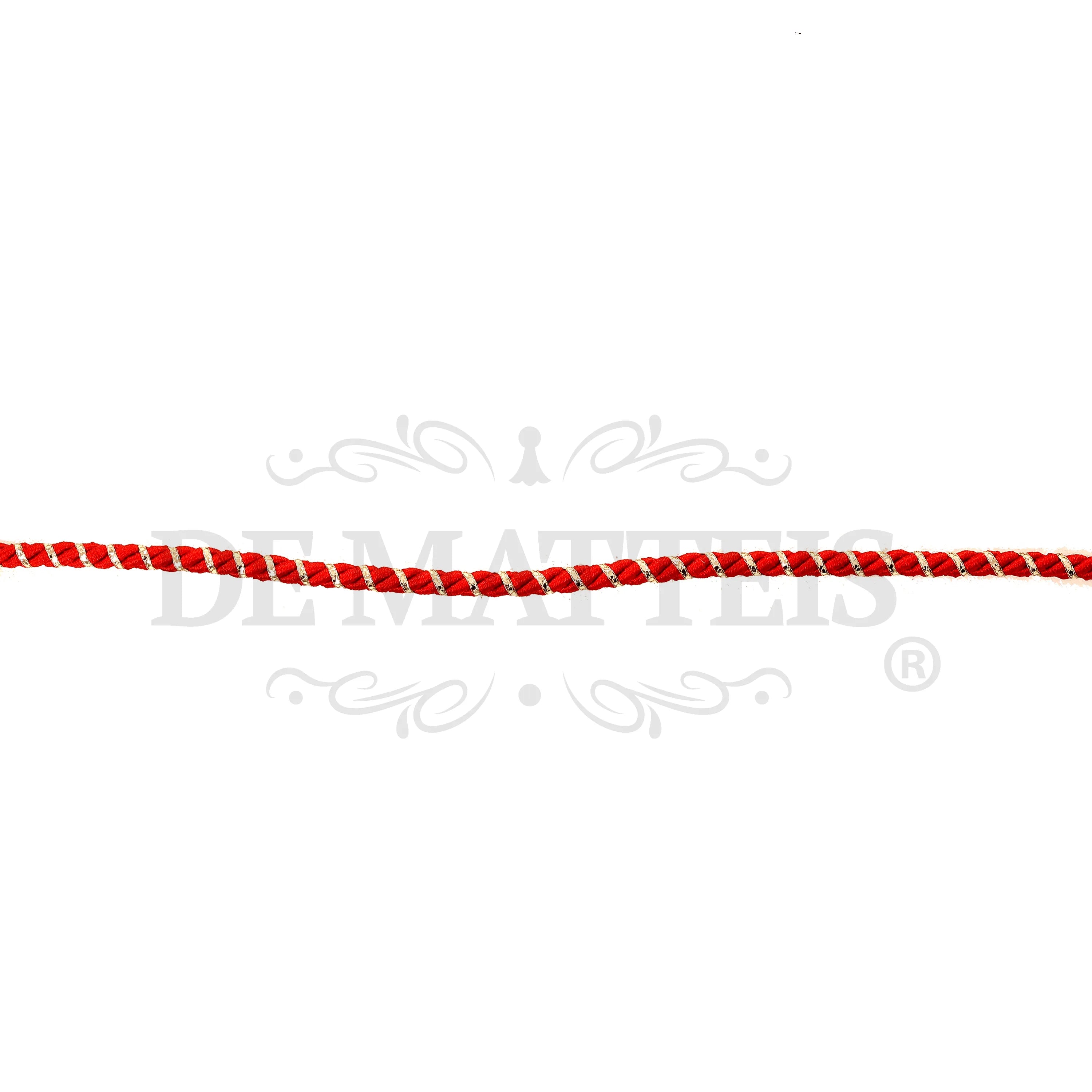 Cordone Rosso Filo Oro 10 Metri