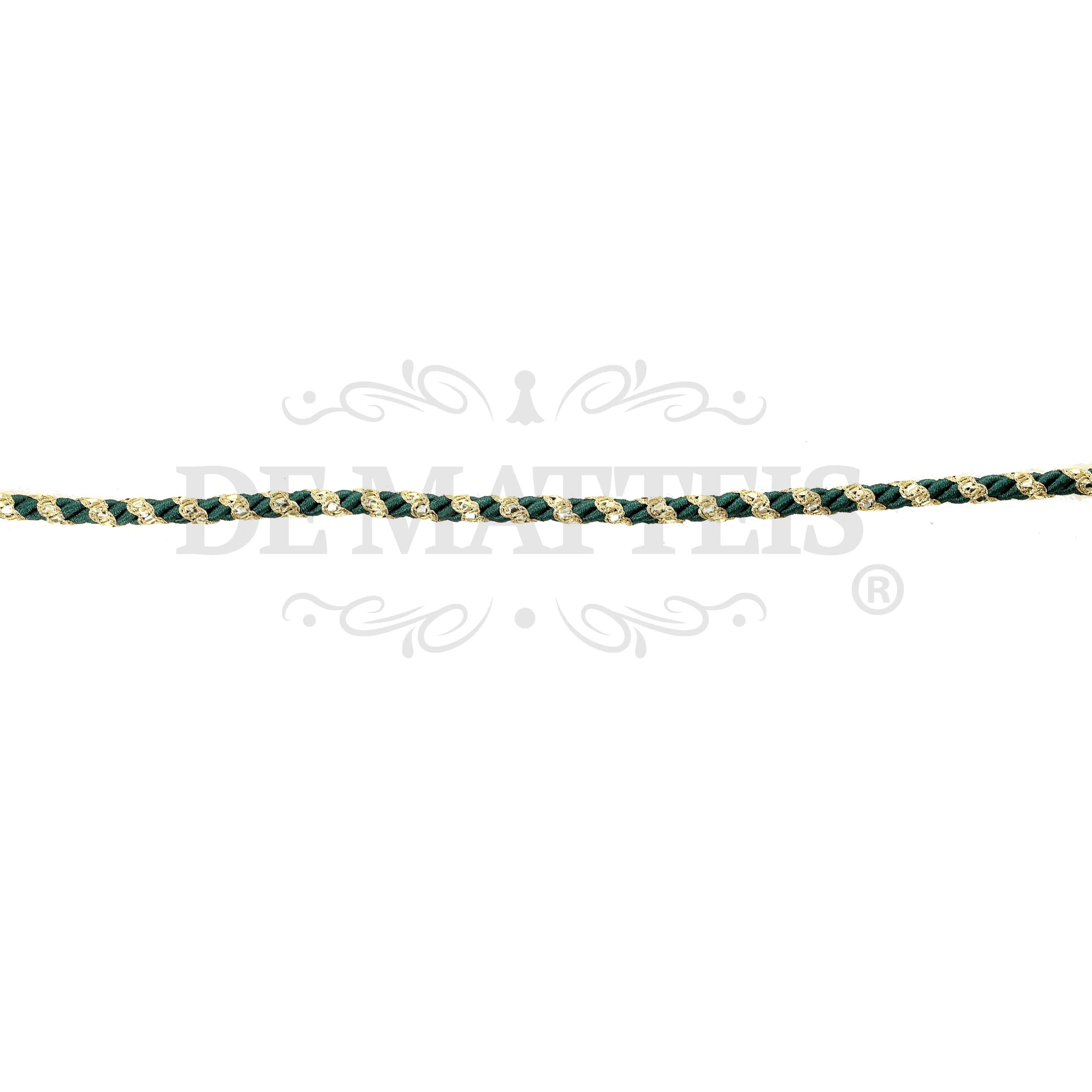 Cordone Verde E Oro 10 Metri