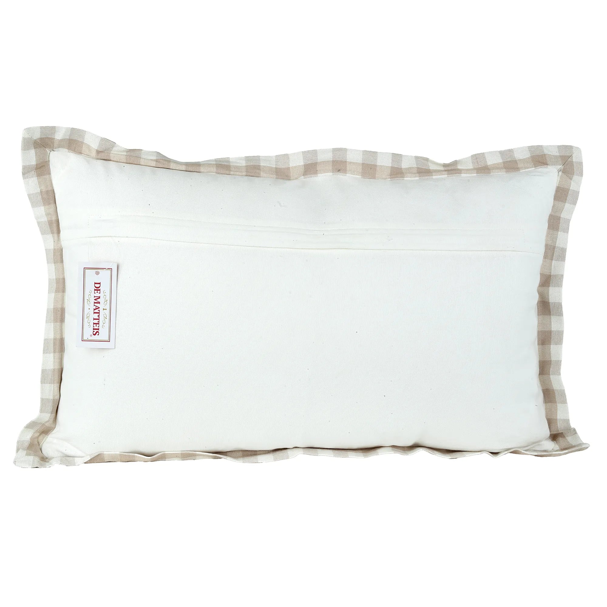 Cuscino 50x30 Cm Ricamato Fiori Blu Verdi