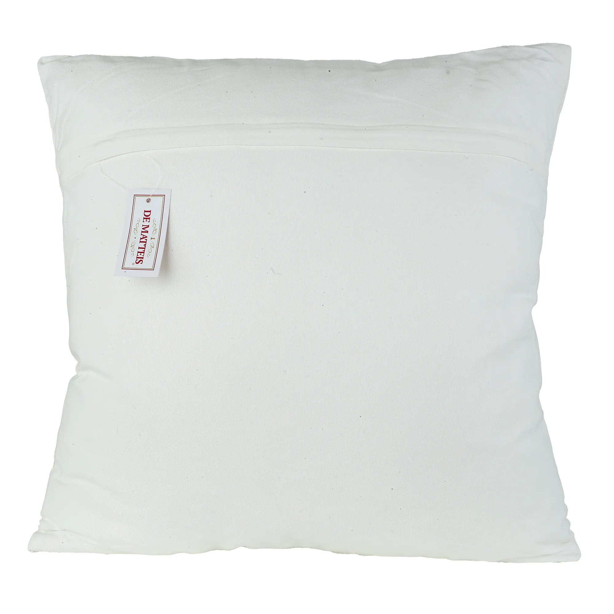 Cuscino 45x45 Cm Cotone Crema Ricamato