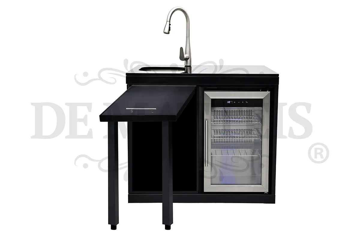 Modulo Frigo E Lavello Per Barbecue Serie Pro