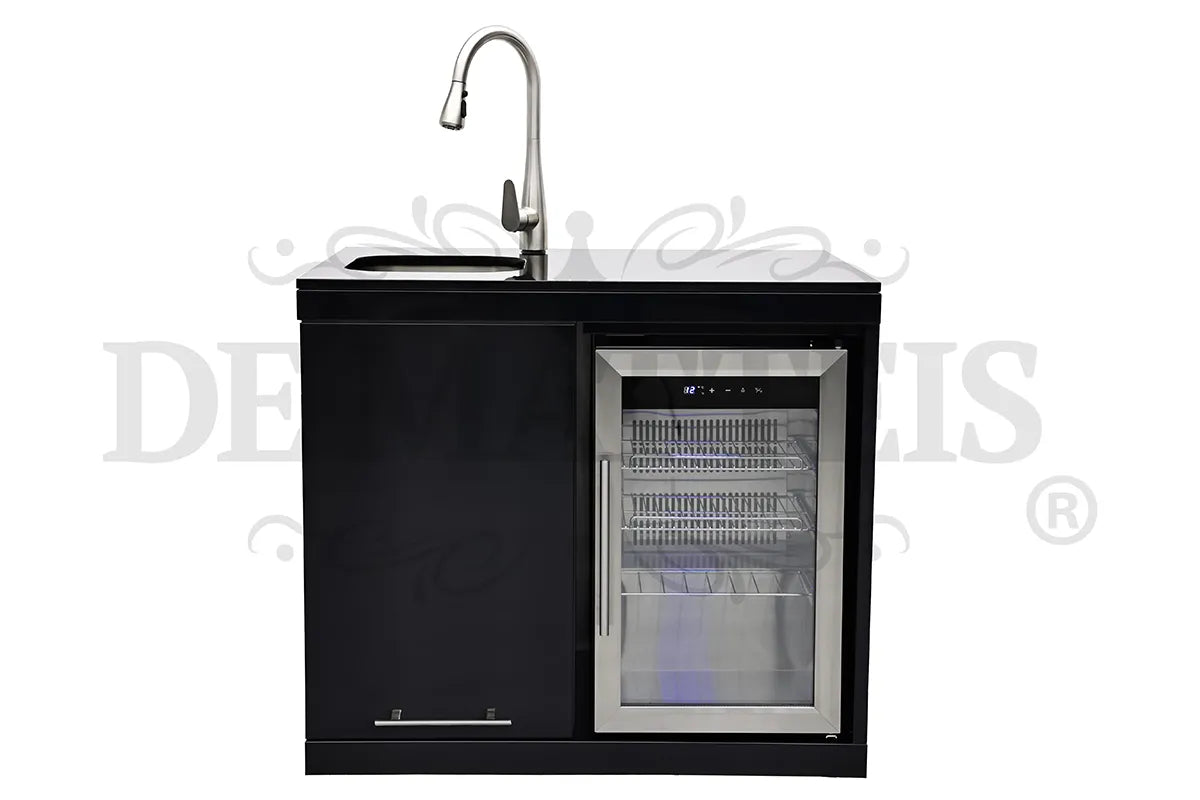 Modulo Frigo E Lavello Per Barbecue Serie Pro