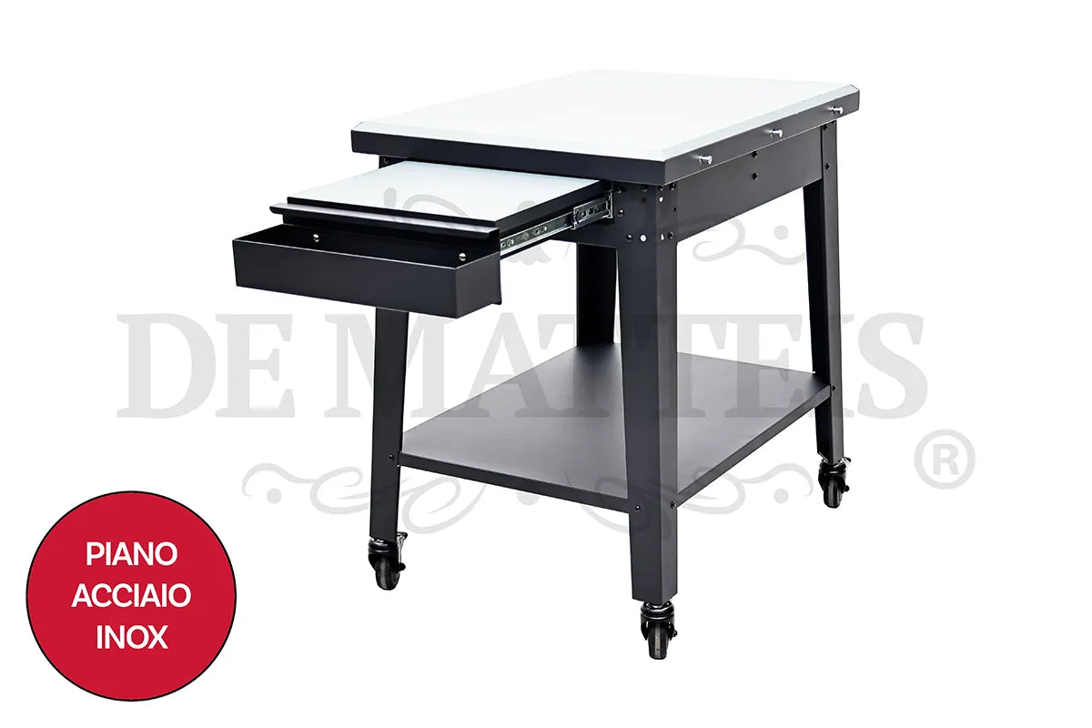 Tavolo Ripiano Estraibile Inox Forno Pizza Pro