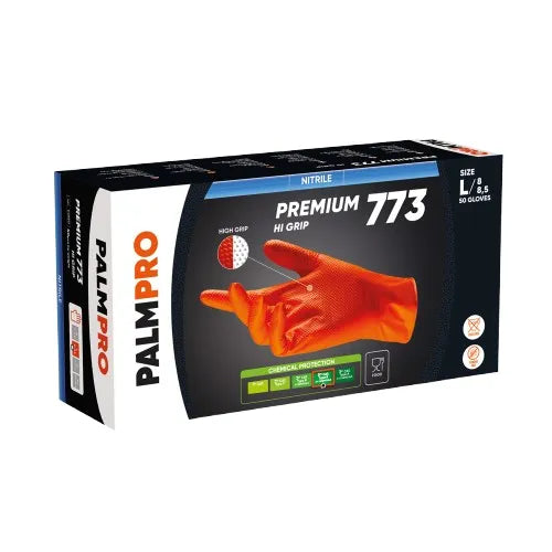 Guanti In Nitrile Tg. 10-10,5 Hi-Grip Orange