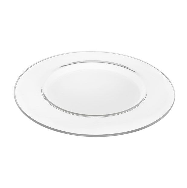 Piatto Vetro D 33 Cm