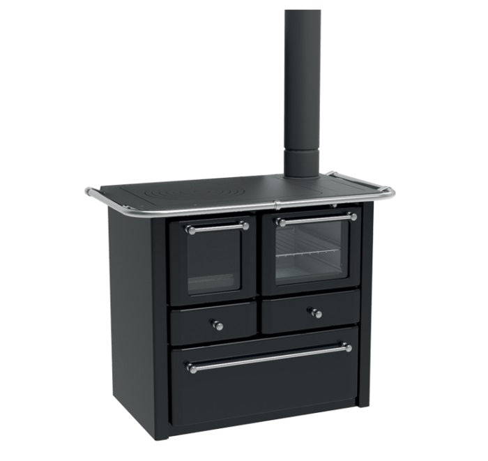 Cucina A Legna Lincar Gaia 149 Av con rivestimento in vermiculite per riscaldamento e cottura domestica - DeMatteis.it