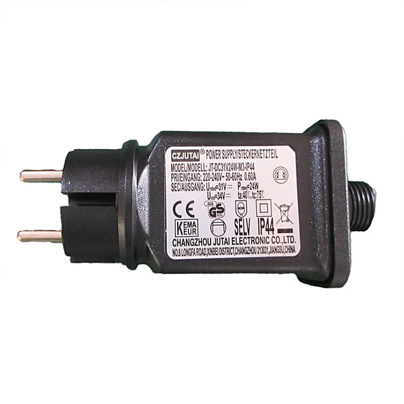 Alimentatore 31V 24 W per strisce LED da 1500 unità con spina europea - DeMatteis.it