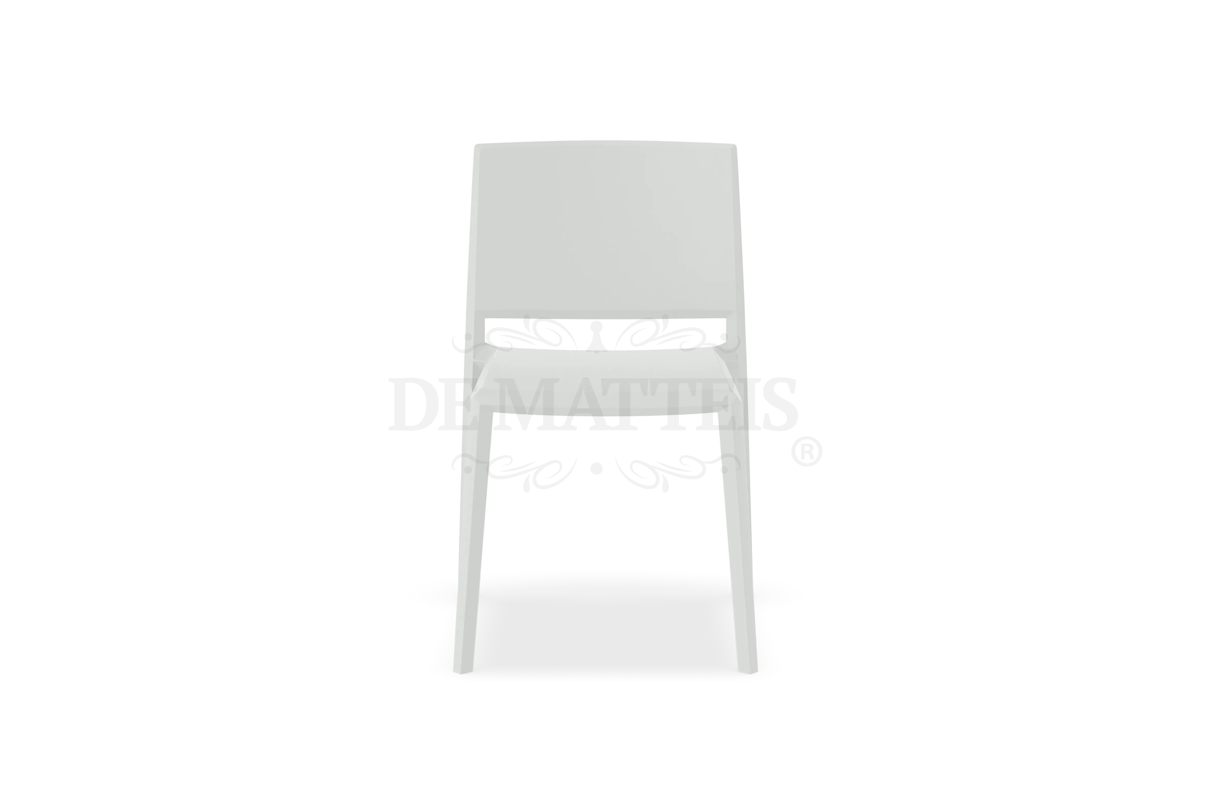 Sedia Esterno Resina Studio Bianca