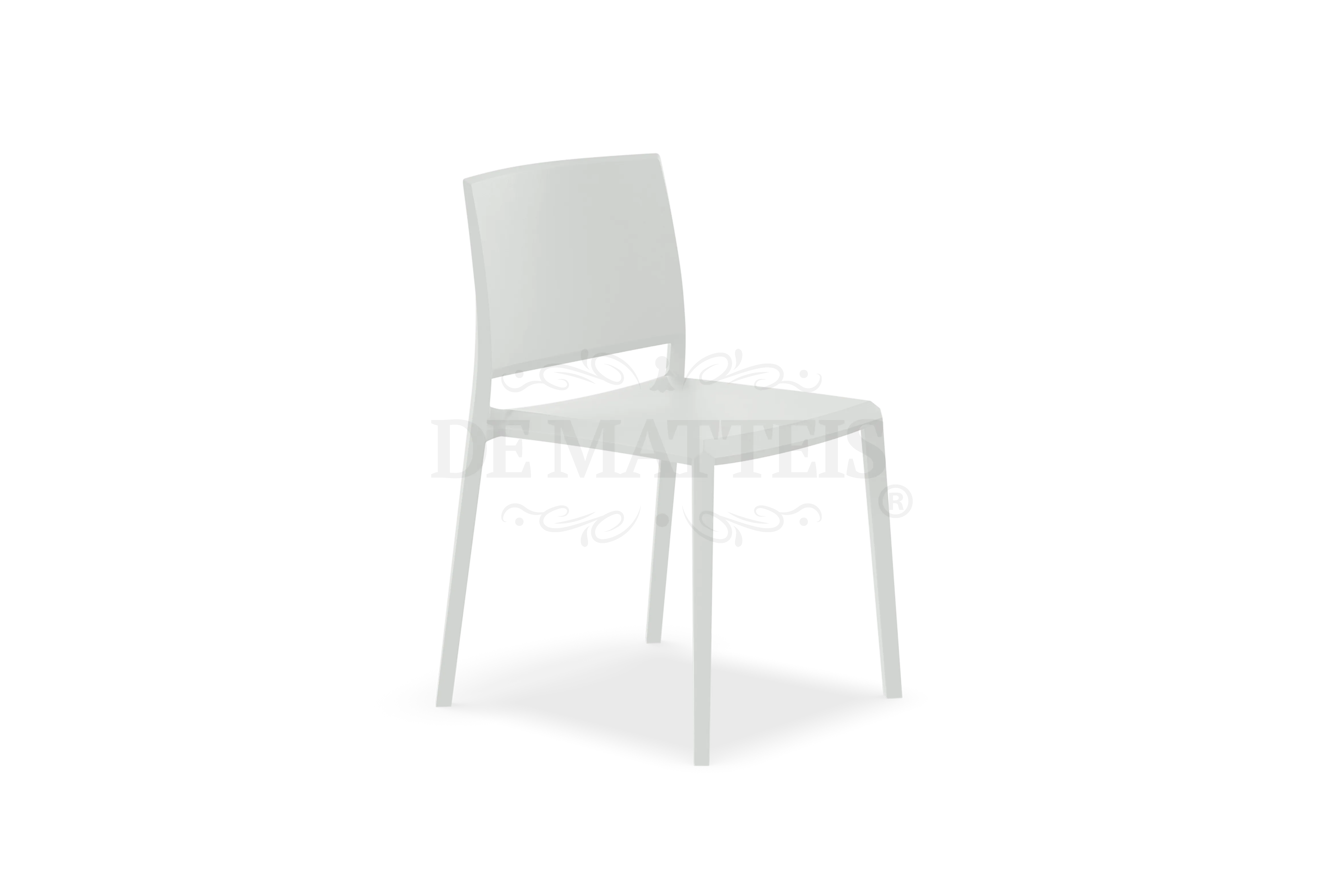 Sedia Esterno Resina Studio Bianca