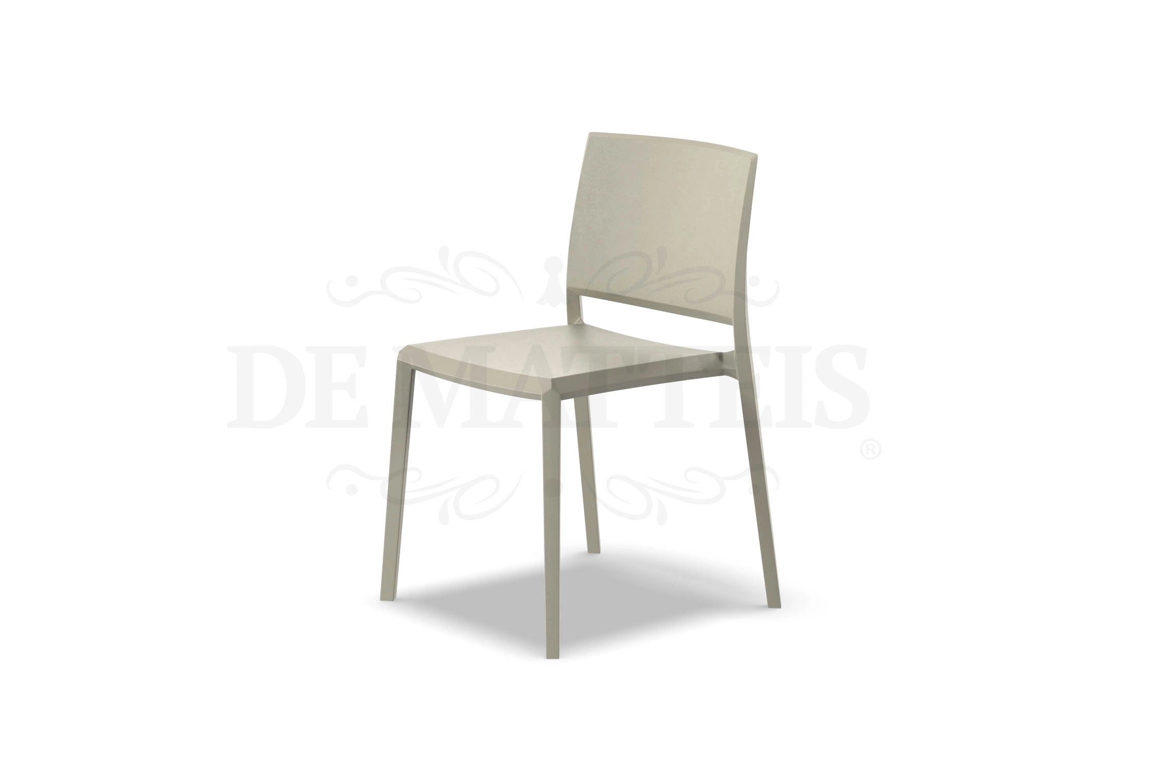 Sedia Esterno Resina Studio Tortora