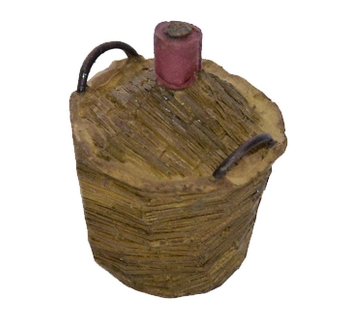 Damigiana Grande 4 cm contenitore tradizionale in vimini per conservazione liquidi con tappo in sughero - DeMatteis.it