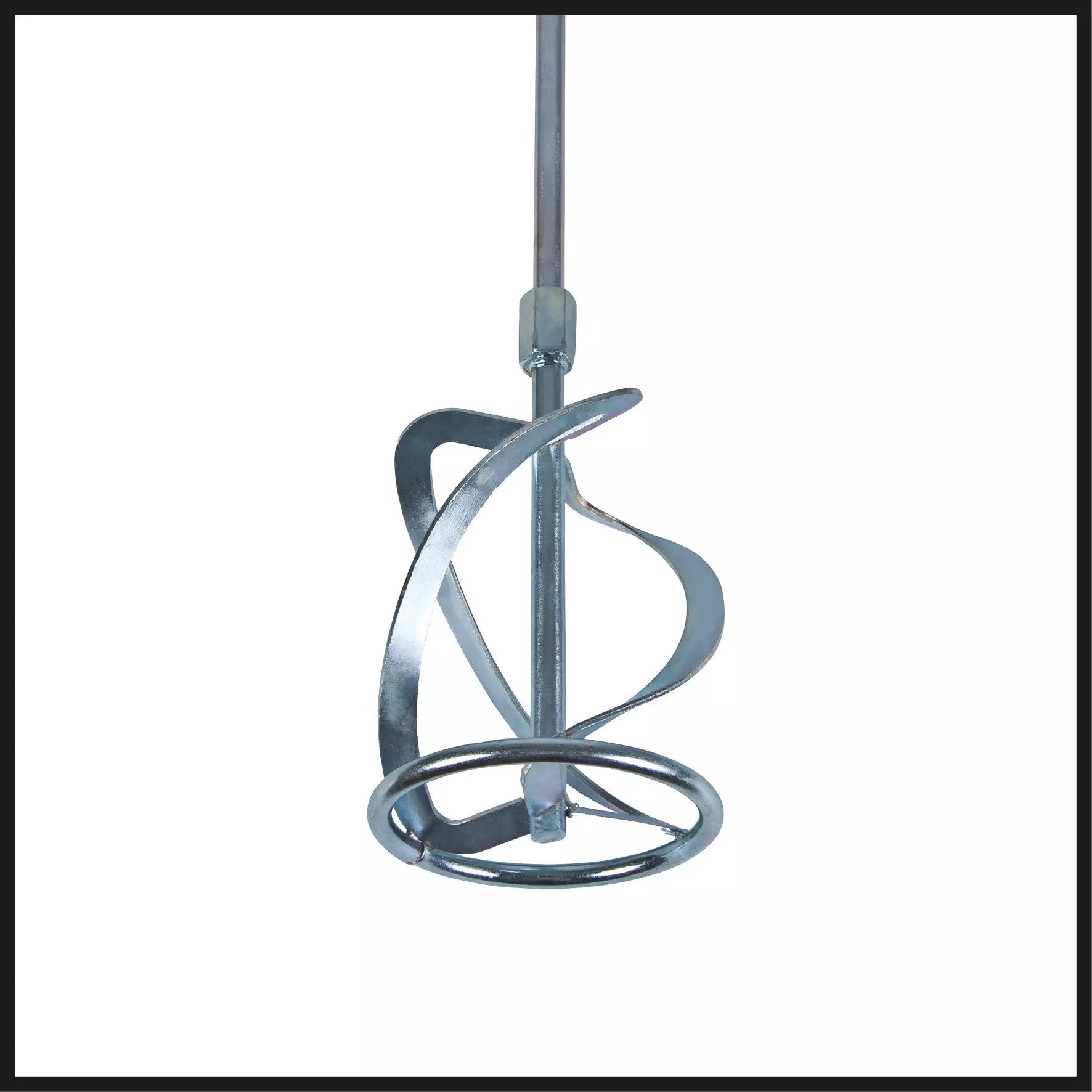 Agitatore per malta incluso con il miscelatore elettrico TE MX 1600 2 CE di Einhell, dotato di filettatura M14 standard, ideale per miscelare materiali da costruzione liquidi o in polvere. | Dematteis.it