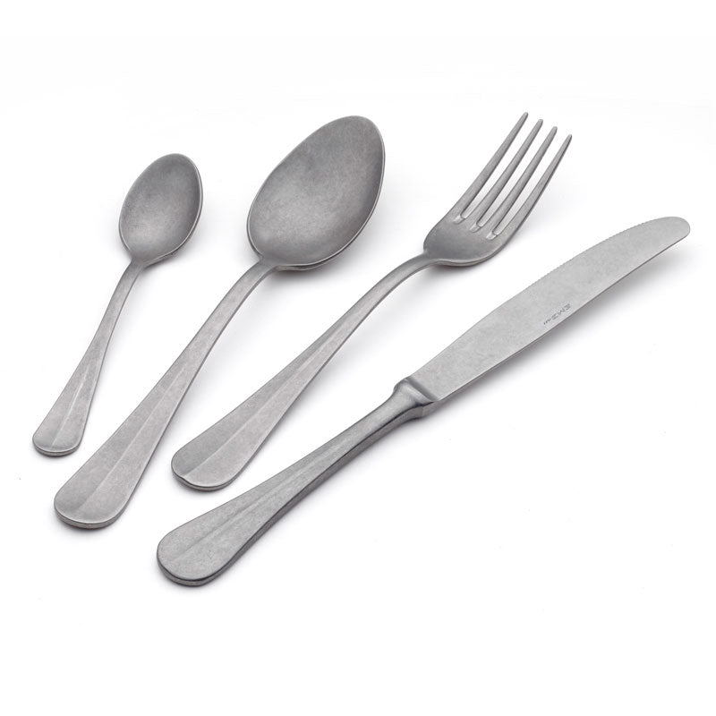 Set 24 Posate Acciaio Royal Retro' 18/10