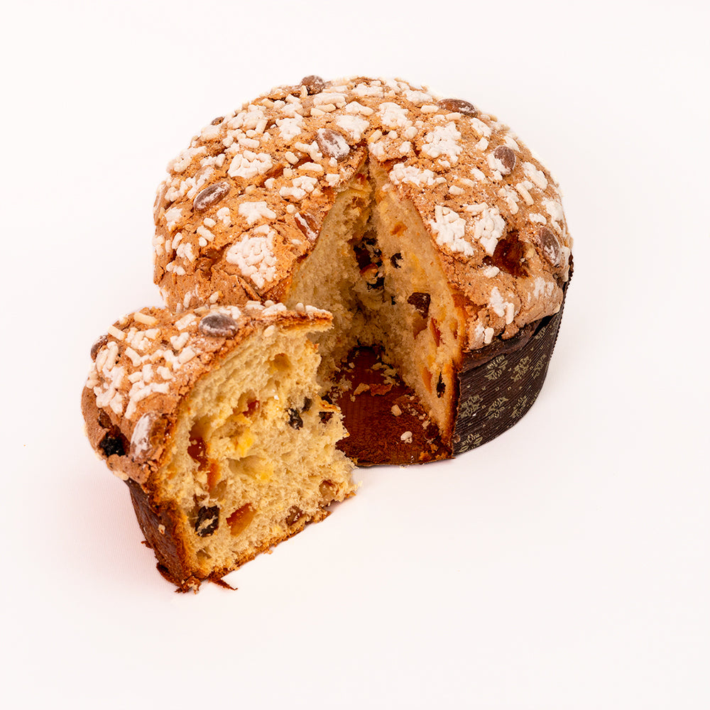Panettone Artigianale Classico Sicilia dolce natalizio tradizionale con canditi e uvetta - DeMatteis.it