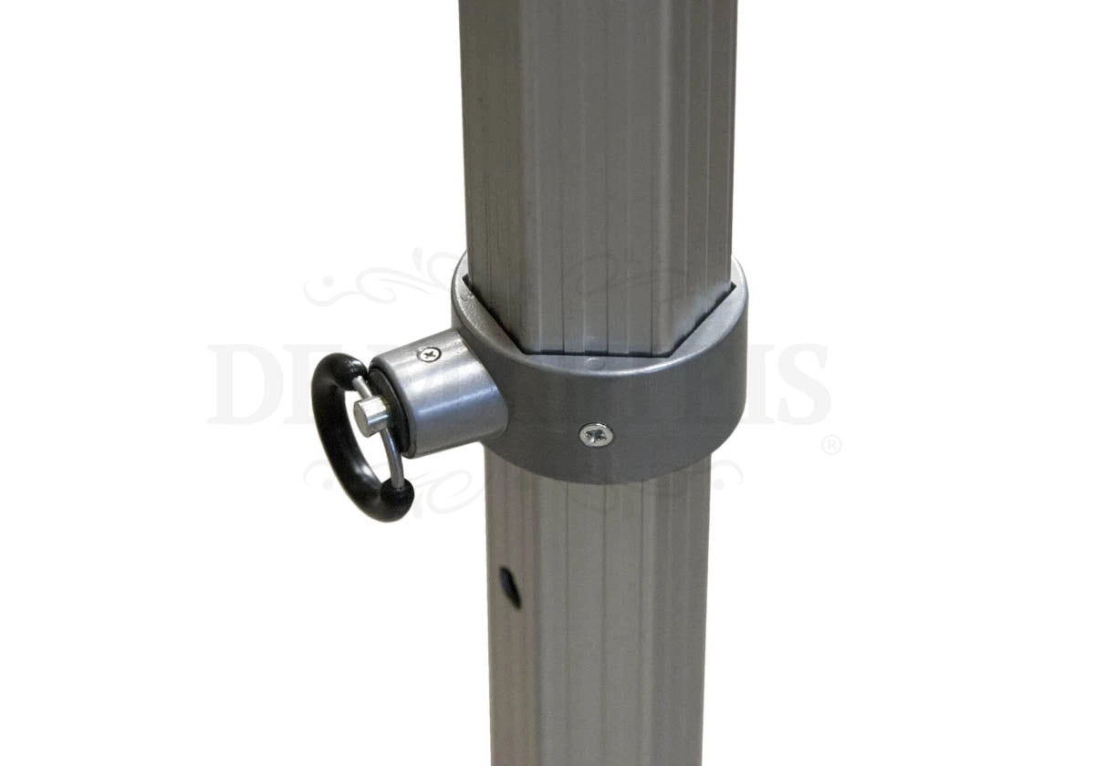 Gazebo Pieghevole 3x6 M Alluminio Beige Con Custodia - Pro50