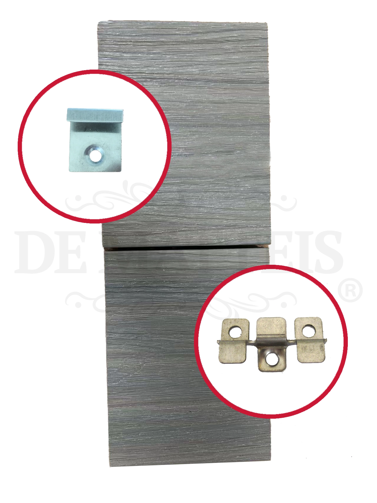 Clip Acciaio Inox Per Wpc