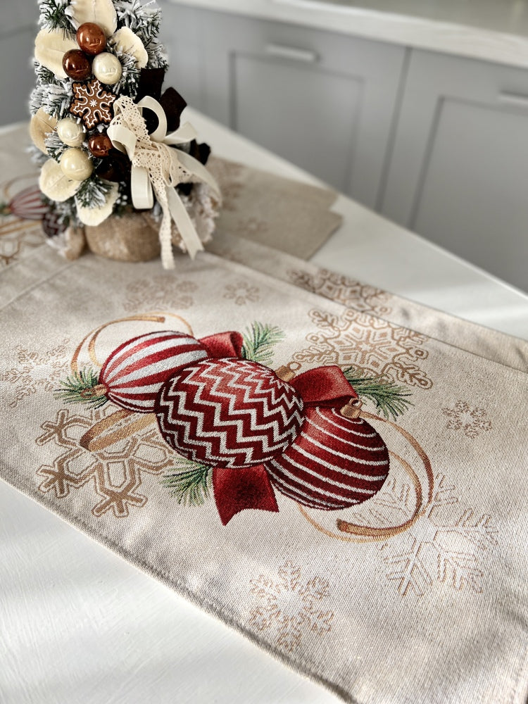 Tovaglietta Americana per tavola con decorazioni natalizie 33x53 cm per apparecchiatura festiva - DeMatteis.it